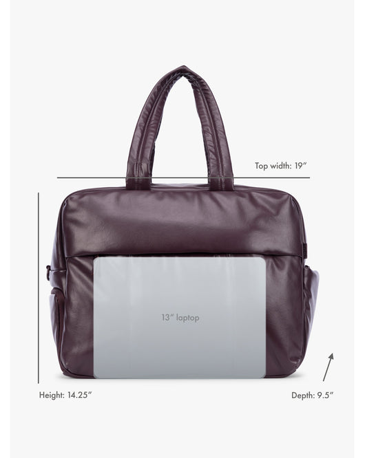 Luka Large Duffel in Vegan Leather
