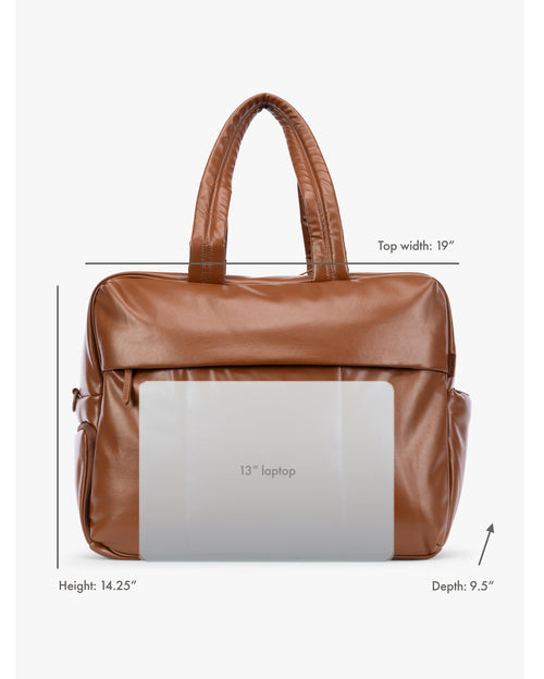 Luka Large Duffel in Vegan Leather