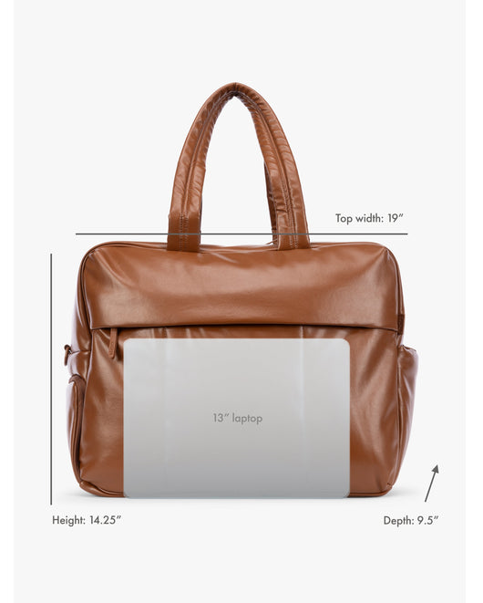 Luka Large Duffel in Vegan Leather