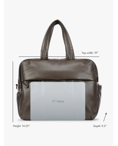 Luka Large Duffel in Vegan Leather