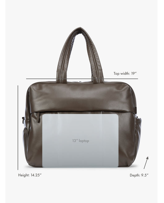 Luka Large Duffel in Vegan Leather