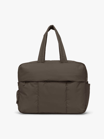 CALPAK Luka Large Duffel in brown Mushroom; DLL2201-MUSHROOM