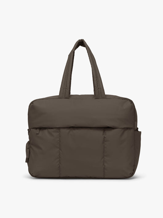 CALPAK Luka Large Duffel in brown Mushroom; DLL2201-MUSHROOM