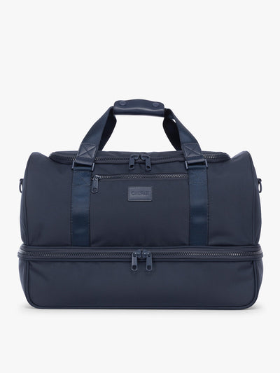 CALPAK Stevyn Duffel with Shoe Compartment in dark blue Navy; DST7019-NAVY