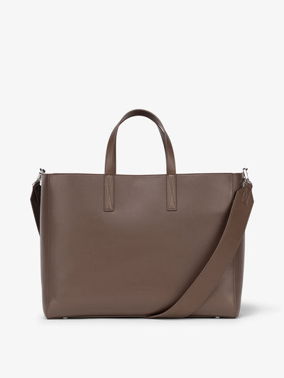 Haven laptop tote bag in espresso brown; ATO2102-ESPRESSO