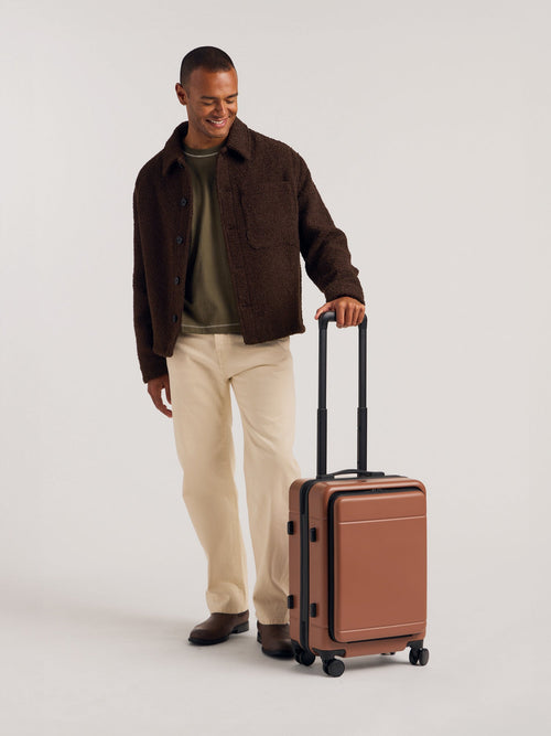 Hue Front Pocket Carry-On Luggage