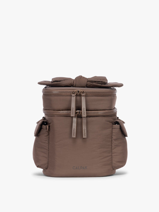 CALPAK Insulated Baby Bottle Bag in brown Hazelnut; IBB2601-HAZELNUT
