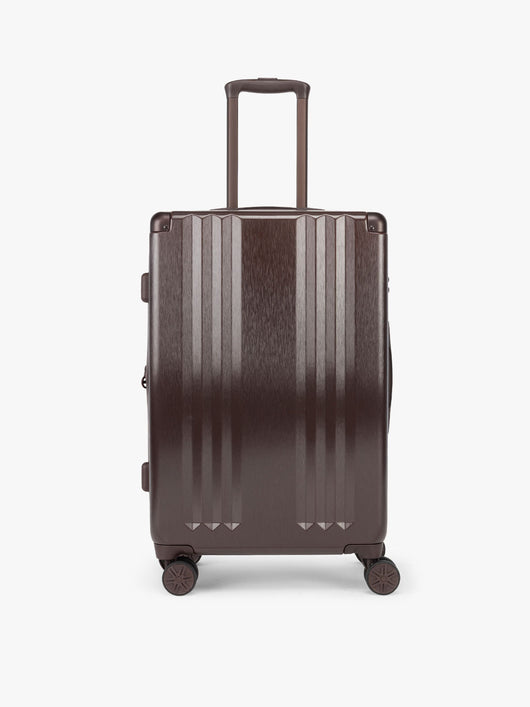 CALPAK Ambeur Medium in brown Walnut with metallic look; LAM1024-WALNUT