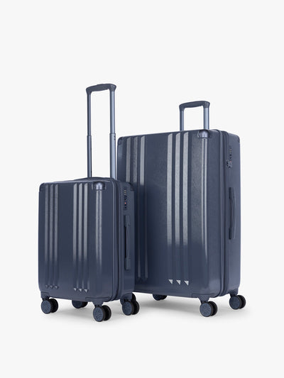 CALPAK Ambeur 2pc Luggage in dark blue Metallic Indigo ; LAM2000-INDIGO