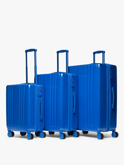 CALPAK Ambeur 3pc dark blue Luggage Set; LAM3000-COBALT