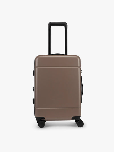 CALPAK Hue Carry On Luggage in brown Chocolate; LHU1020-NP-CHOCOLATE