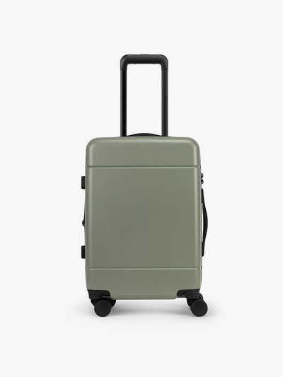 CALPAK Hue Carry On Luggage in green Juniper; LHU1020-NP-JUNIPER