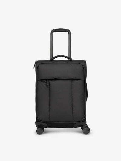 CALPAK Luka soft sided carry on luggage in black; LSM1020-MATTE-BLACK