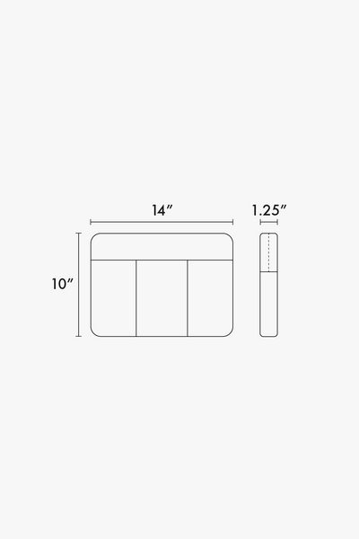 Luka 14" Padded Laptop Sleeve in Vegan Leather