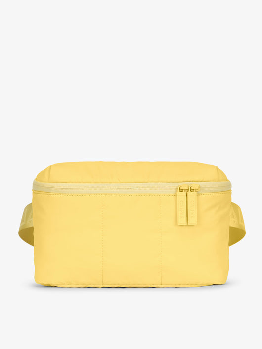 CALPAK Luka Belt Bag with soft puffy exterior in butter; BB1901-BUTTER