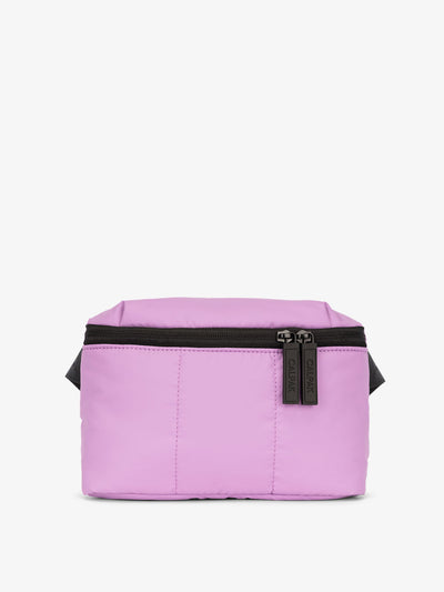 CALPAK Luka Mini Belt Bag with soft puffy exterior in lavender lilac; BBM2201-LILAC
