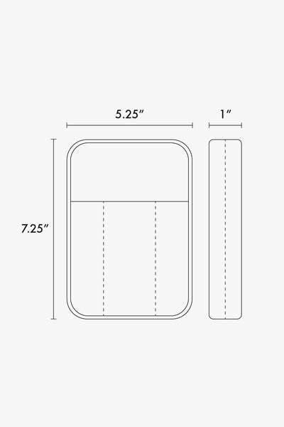 Luka Zip Passport Wallet in Vegan Leather