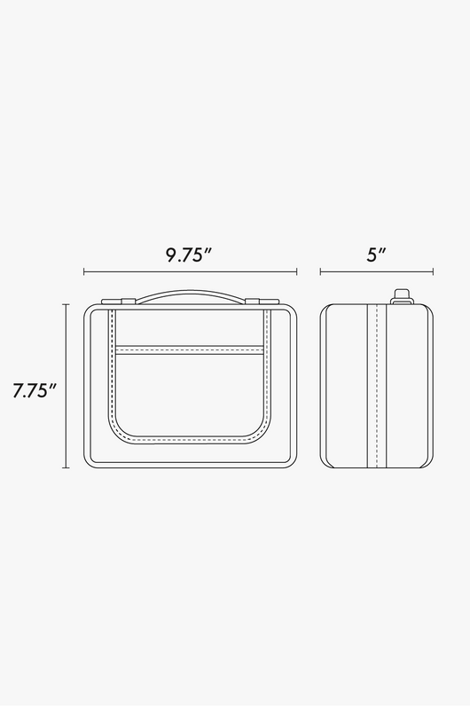 Medium Clear Cosmetics Case