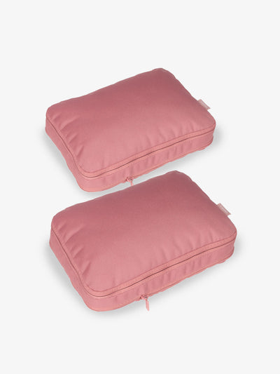 CALPAK compression packing cubes in tea rose; PCC2201-TEA-ROSE