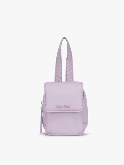 CALPAK Baby Collection Pacifier Pouch in lavender purple Orchid front view; PCB2501-ORCHID