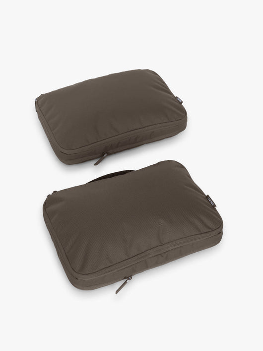 CALPAK Medium Compression Packing Cubes in brown Mushroom; PCC2201-MUSHROOM