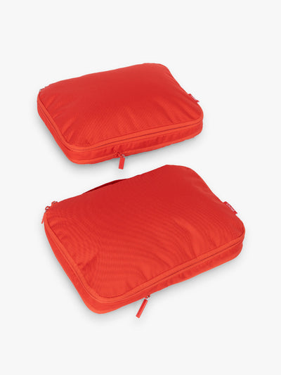 CALPAK Medium Compression Packing Cubes in red Tomato; PCC2201-TOMATO