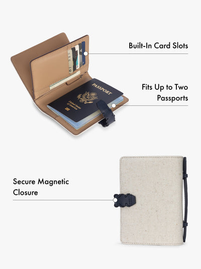 Colette Multi Passport Canvas Wallet