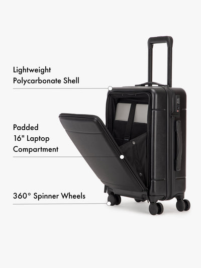 Hue Front Pocket Carry-On Luggage