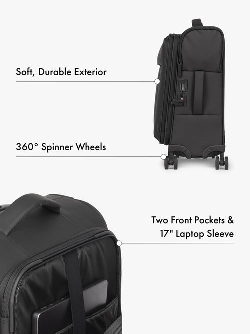 Luka Soft-Sided Carry-On Luggage