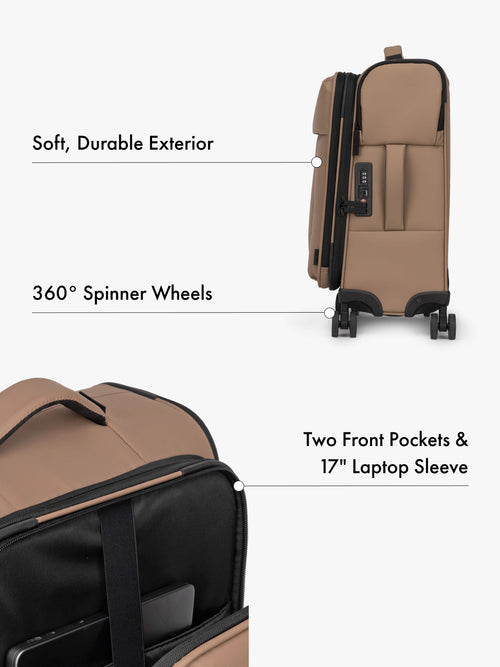 Luka Soft-Sided Carry-On Luggage