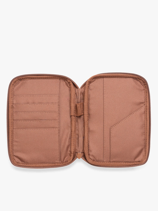 Luka Zip Passport Wallet in Vegan Leather