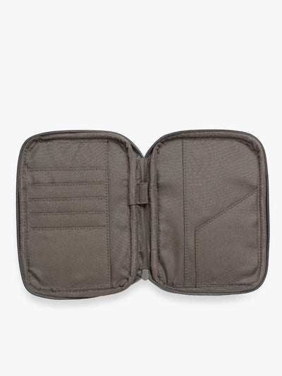 Luka Zip Passport Wallet in Vegan Leather