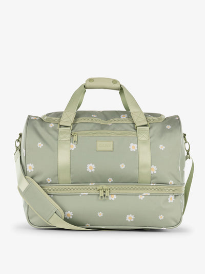 CALPAK Stevyn Duffel bag with removable crossbody strap in daisy; DST7019-DAISY