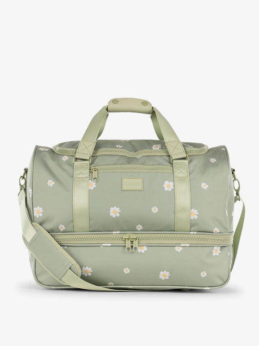 CALPAK Stevyn Duffel bag with removable crossbody strap in daisy; DST7019-DAISY