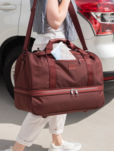 Stevyn Duffel Bag with Shoe Compartment