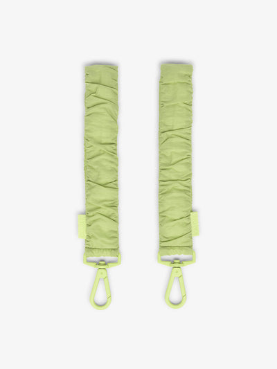 CALPAK Stroller Straps for Diaper Bag made with Oeko-Tex certified, recycled, and water-resistant materials in lime; STP2401-LIME