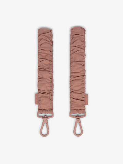 CALPAK Stroller Straps for Diaper Bag made with Oeko-Tex certified, recycled, and water-resistant materials in peony; STP2401-PEONY