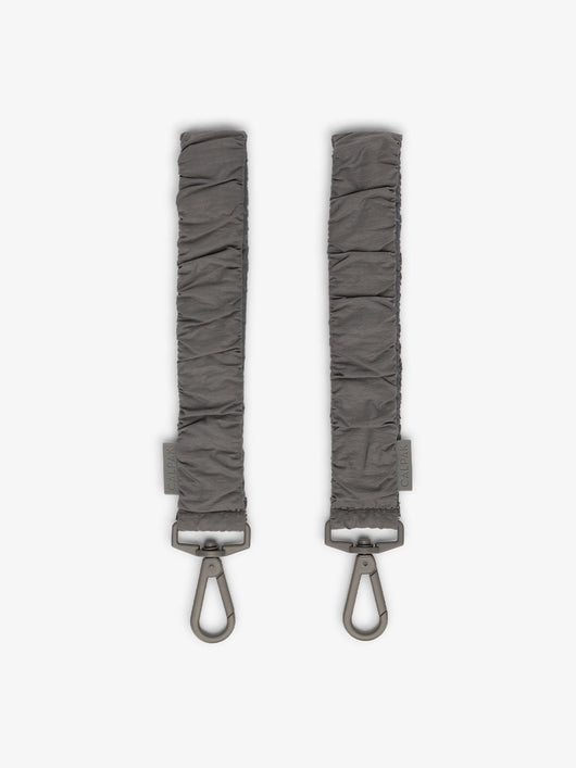 CALPAK Stroller Straps for Diaper Bag made with Oeko-Tex certified, recycled, and water-resistant materials in slate; STP2401-SLATE
