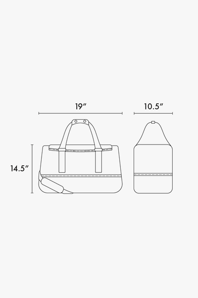Stevyn Duffel Bag with Shoe Compartment