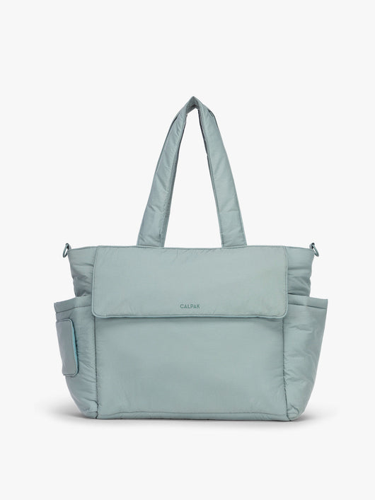CALPAK Diaper Tote bag in light blue BLUEBELL; TBB2401-BLUEBELL
