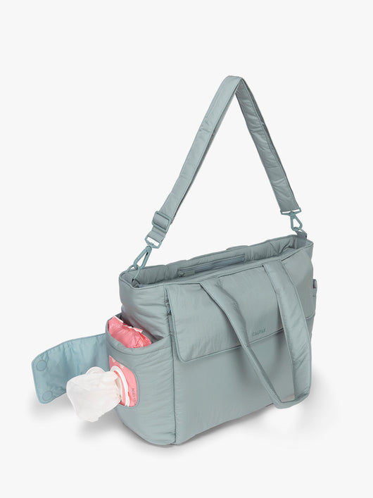 Diaper Tote Bag with Laptop Sleeve
