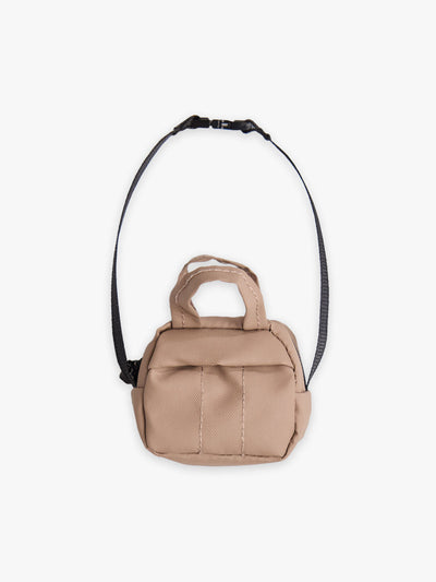 CALPAK Teeny Tiny Luka Duffel with strap in brown Chocolate;TTD2501-CHOCOLATE