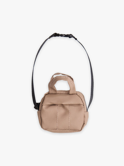 CALPAK Teeny Tiny Luka Duffel with strap in brown Chocolate;TTD2501-CHOCOLATE