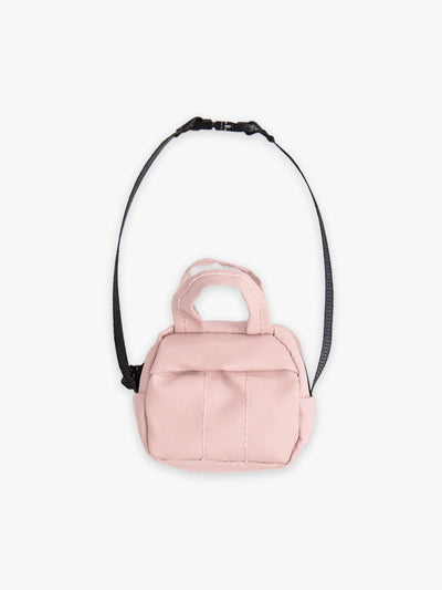 CALPAK Teeny Tiny Luka Duffel with strap in light pink Rose Quartz;TTD2501-ROSE-QUARTZ