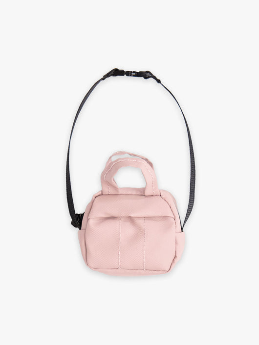 CALPAK Teeny Tiny Luka Duffel with strap in light pink Rose Quartz;TTD2501-ROSE-QUARTZ