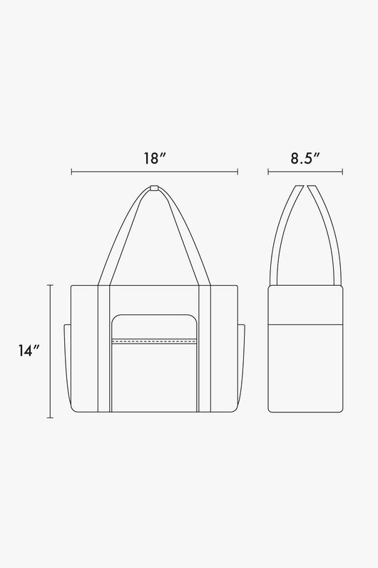 Terra 35L Water Resistant Zip Tote Bag