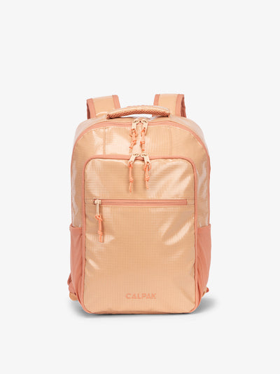 Front view of CALPAK Terra Hydration Backpack in canyon; BPT2201-CANYON