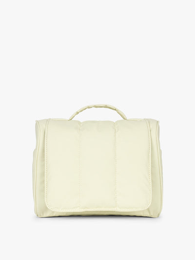 CALPAK Luka Hanging Toiletry Bag in light green Celadon; TLH2301-CELADON