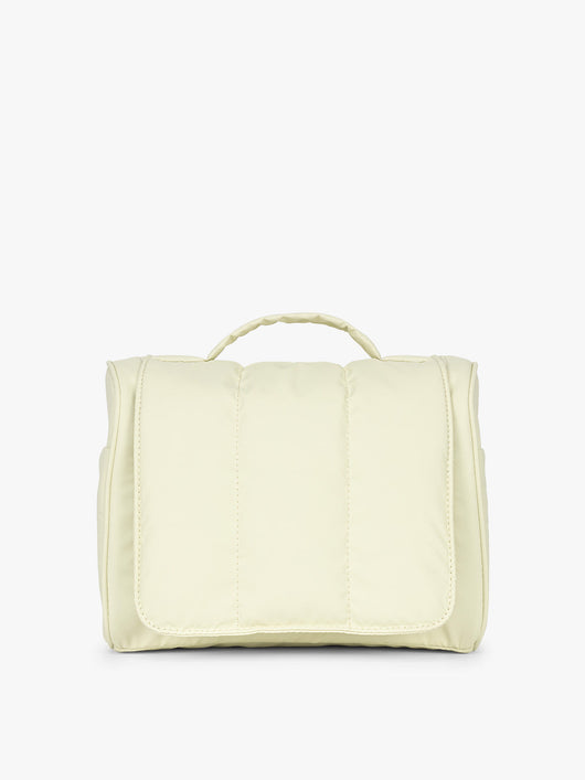 CALPAK Luka Hanging Toiletry Bag in light green Celadon; TLH2301-CELADON