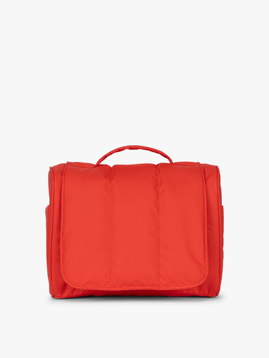 CALPAK Luka Hanging Toiletry Bag in red Tomato; TLH2301-TOMATO